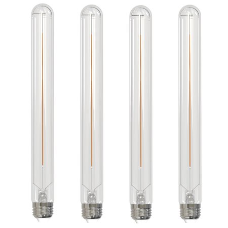 BULBRITE LED Filament 5w Dimmable 11 Inch T9 Light Bulb (E26) Base - 3000K (Soft White), 350 Lumens, 4PK 862775